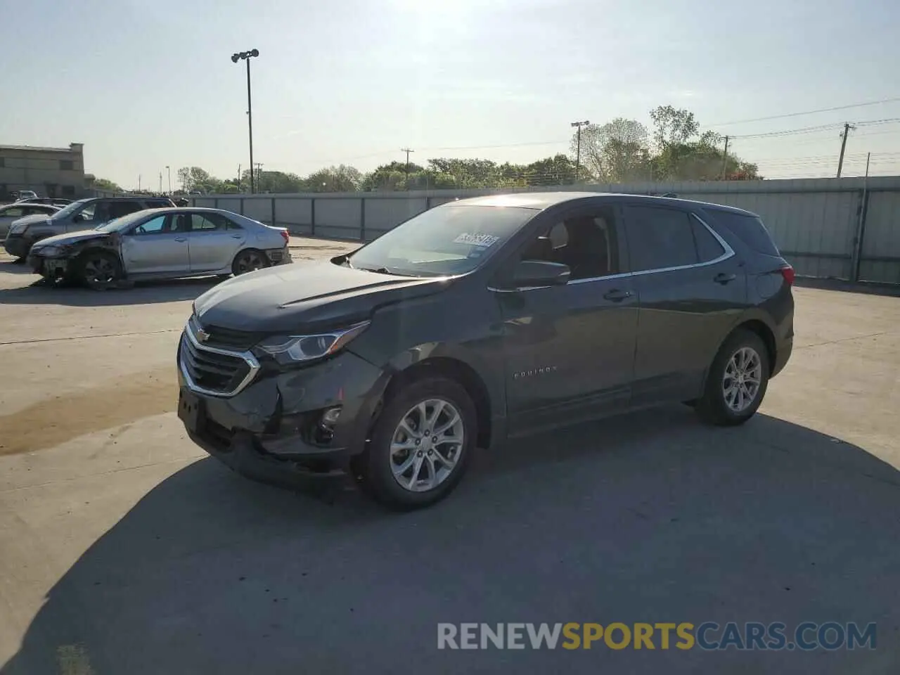 1 Photograph of a damaged car 3GNAXKEV1ML369255 CHEVROLET EQUINOX 2021