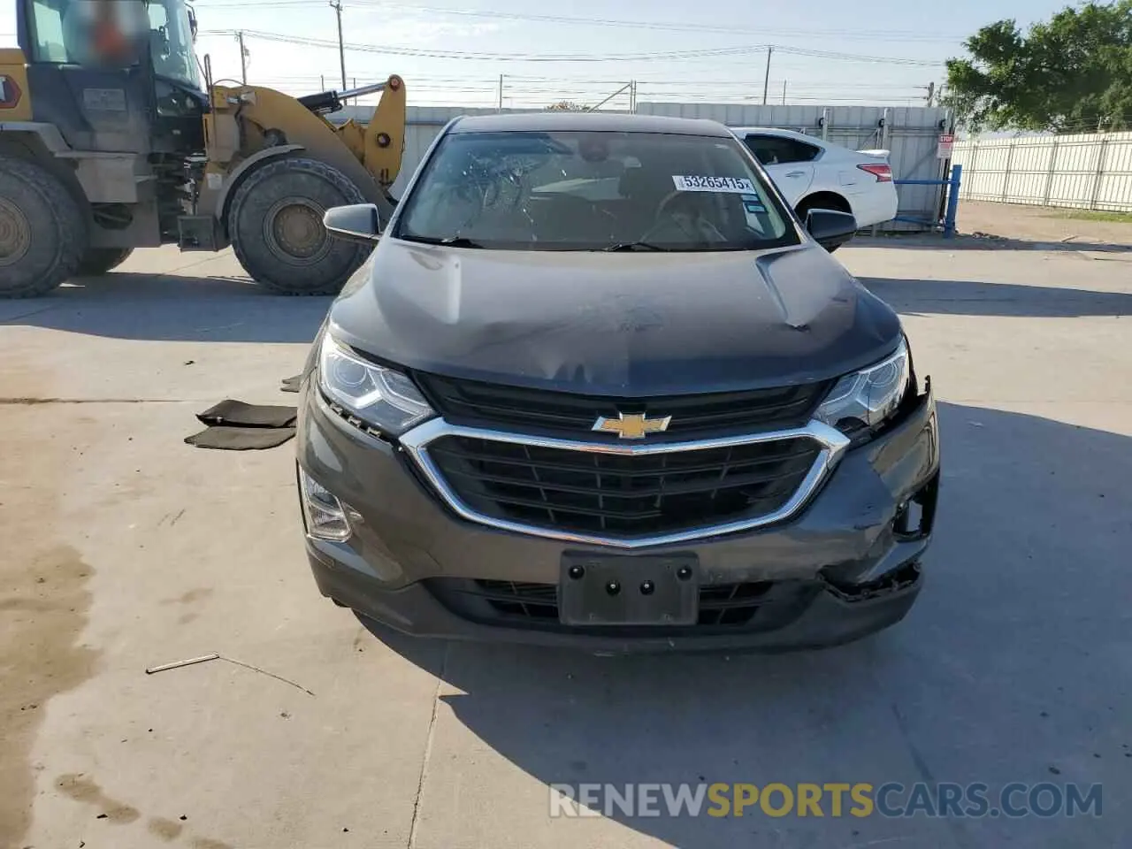 5 Photograph of a damaged car 3GNAXKEV1ML369255 CHEVROLET EQUINOX 2021