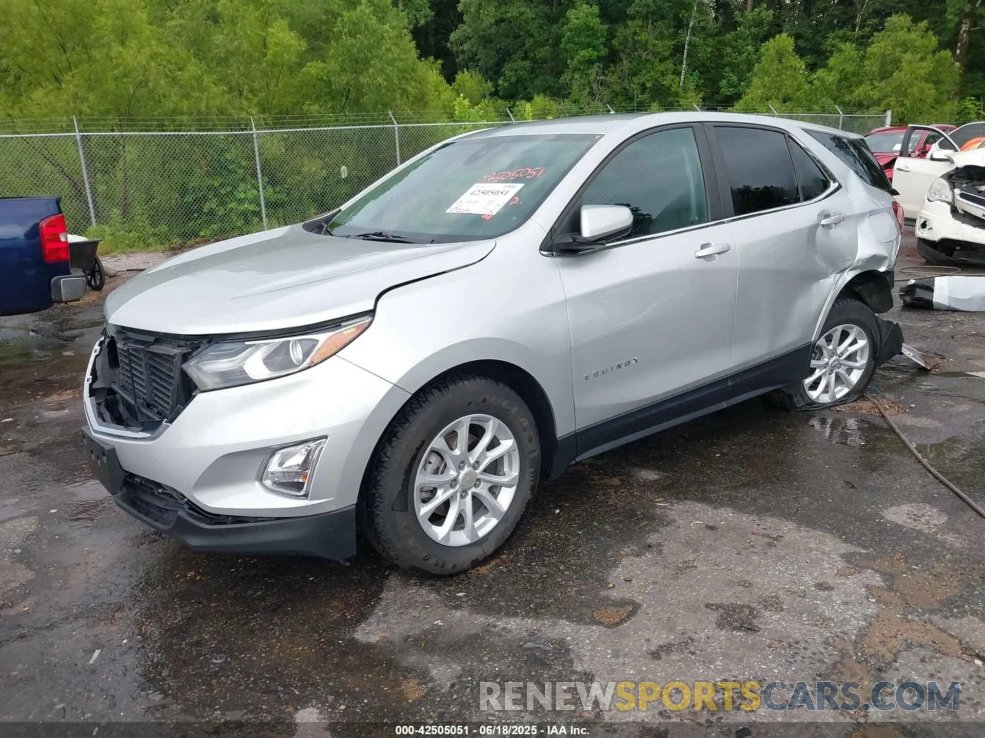 2 Photograph of a damaged car 3GNAXKEV1MS106866 CHEVROLET EQUINOX 2021