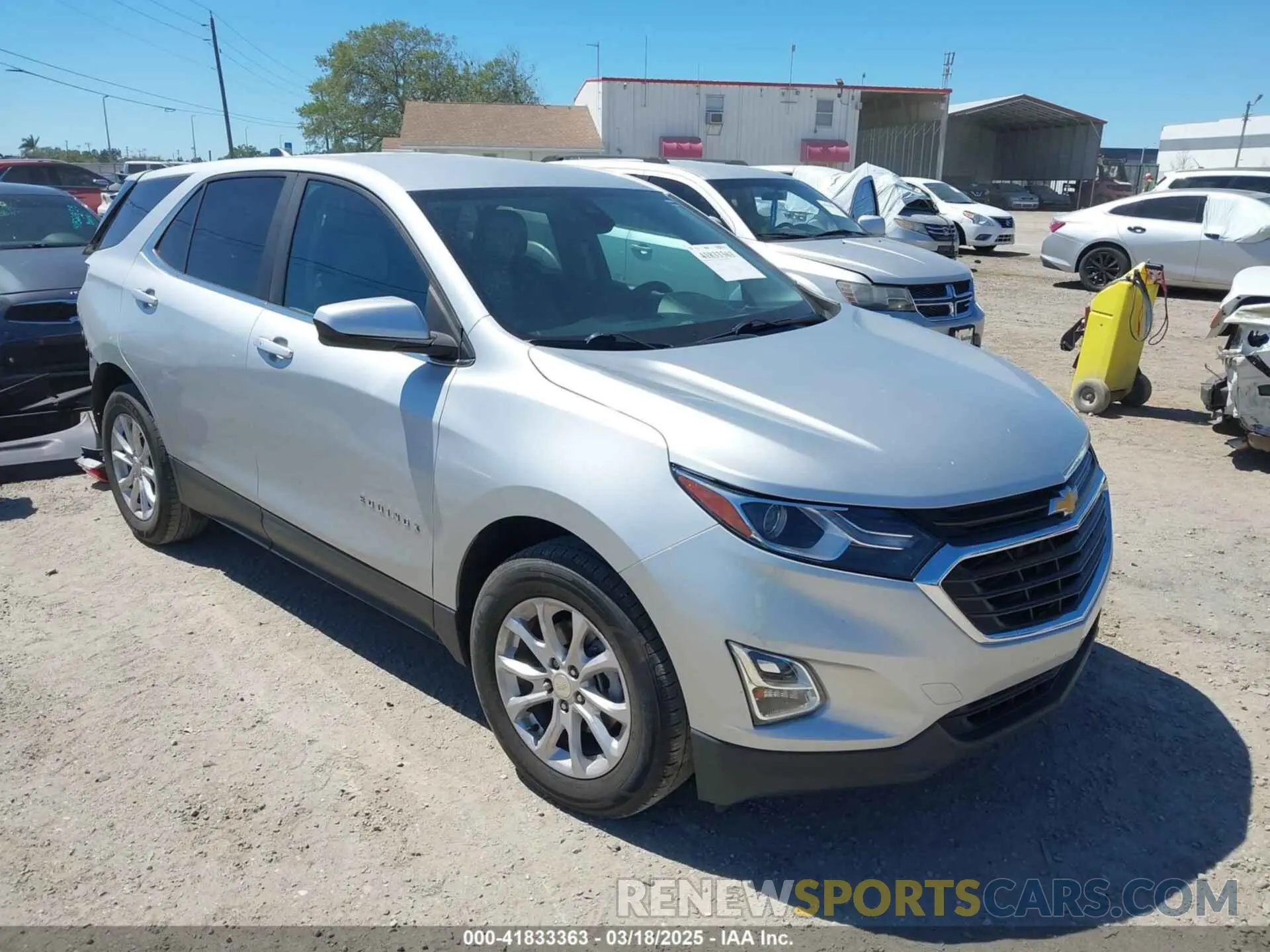 1 Photograph of a damaged car 3GNAXKEV1MS126504 CHEVROLET EQUINOX 2021