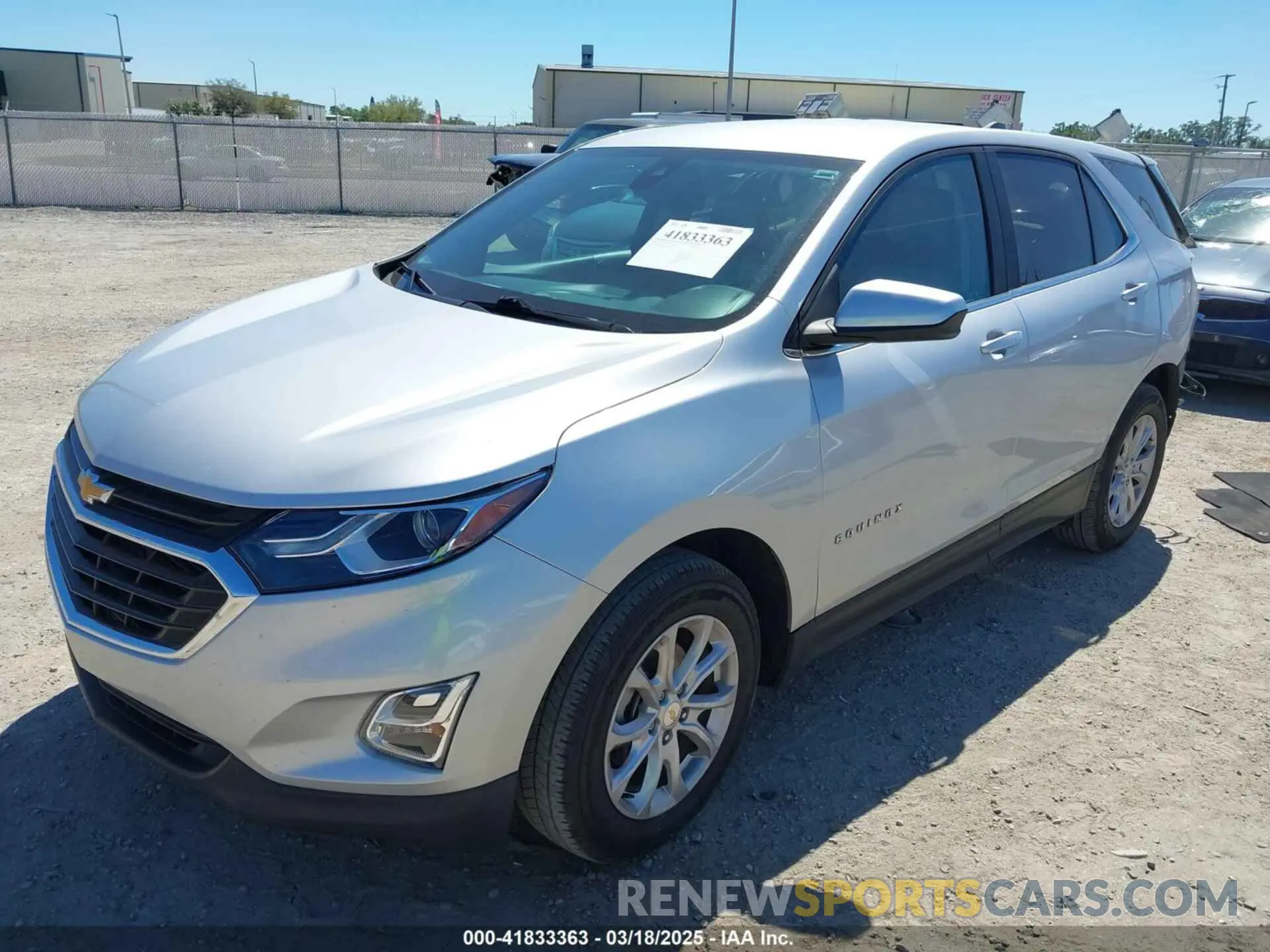 2 Photograph of a damaged car 3GNAXKEV1MS126504 CHEVROLET EQUINOX 2021