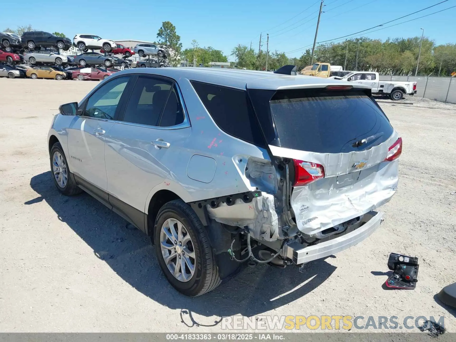 3 Photograph of a damaged car 3GNAXKEV1MS126504 CHEVROLET EQUINOX 2021