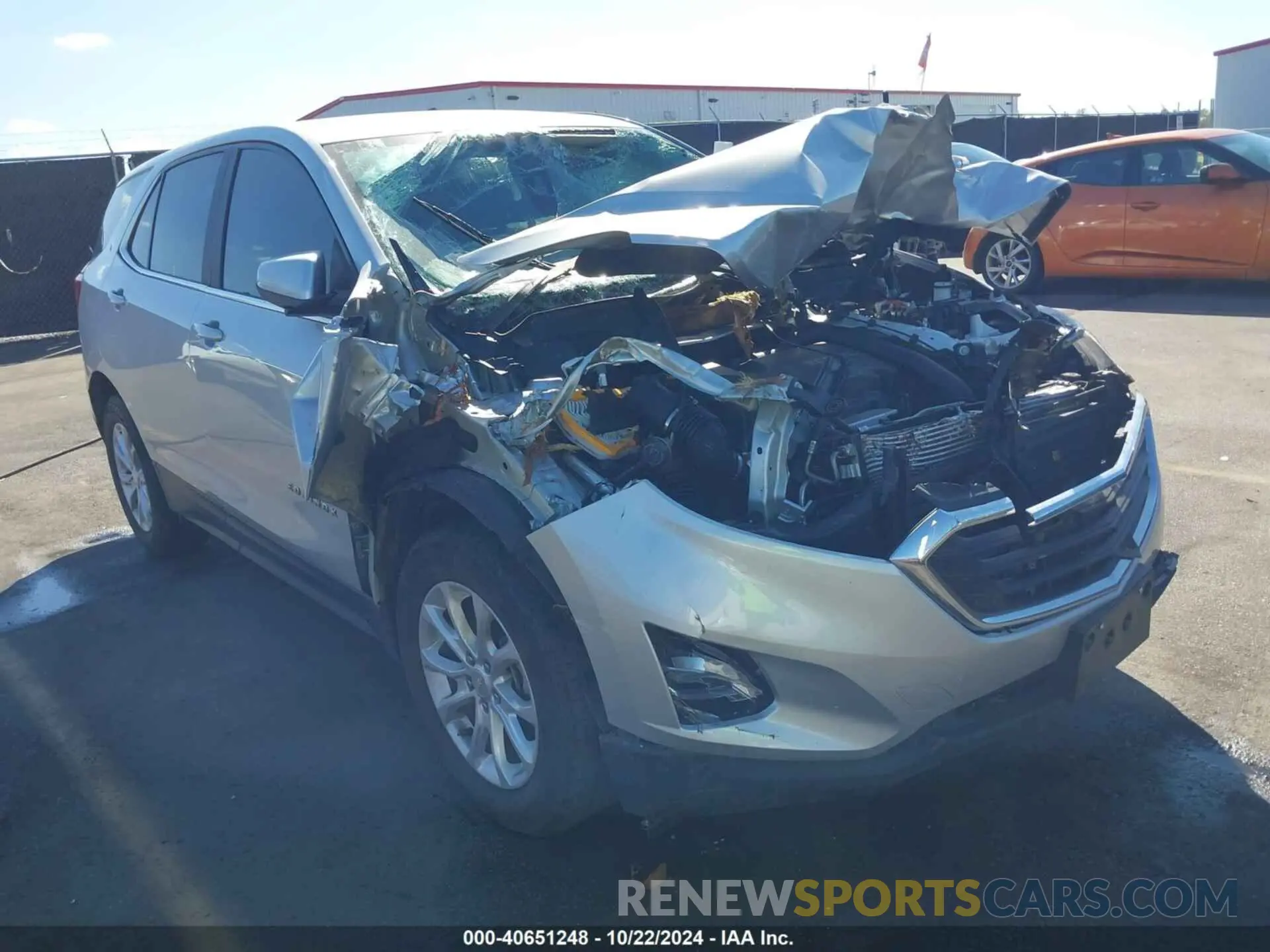 1 Photograph of a damaged car 3GNAXKEV1MS131525 CHEVROLET EQUINOX 2021