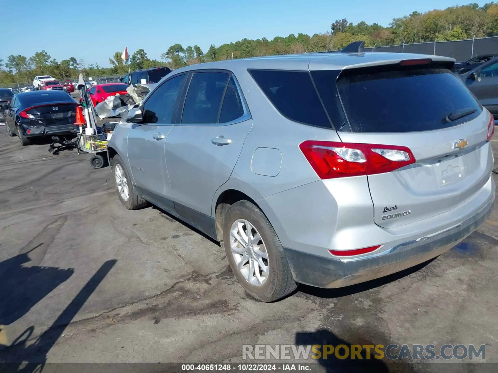 3 Photograph of a damaged car 3GNAXKEV1MS131525 CHEVROLET EQUINOX 2021