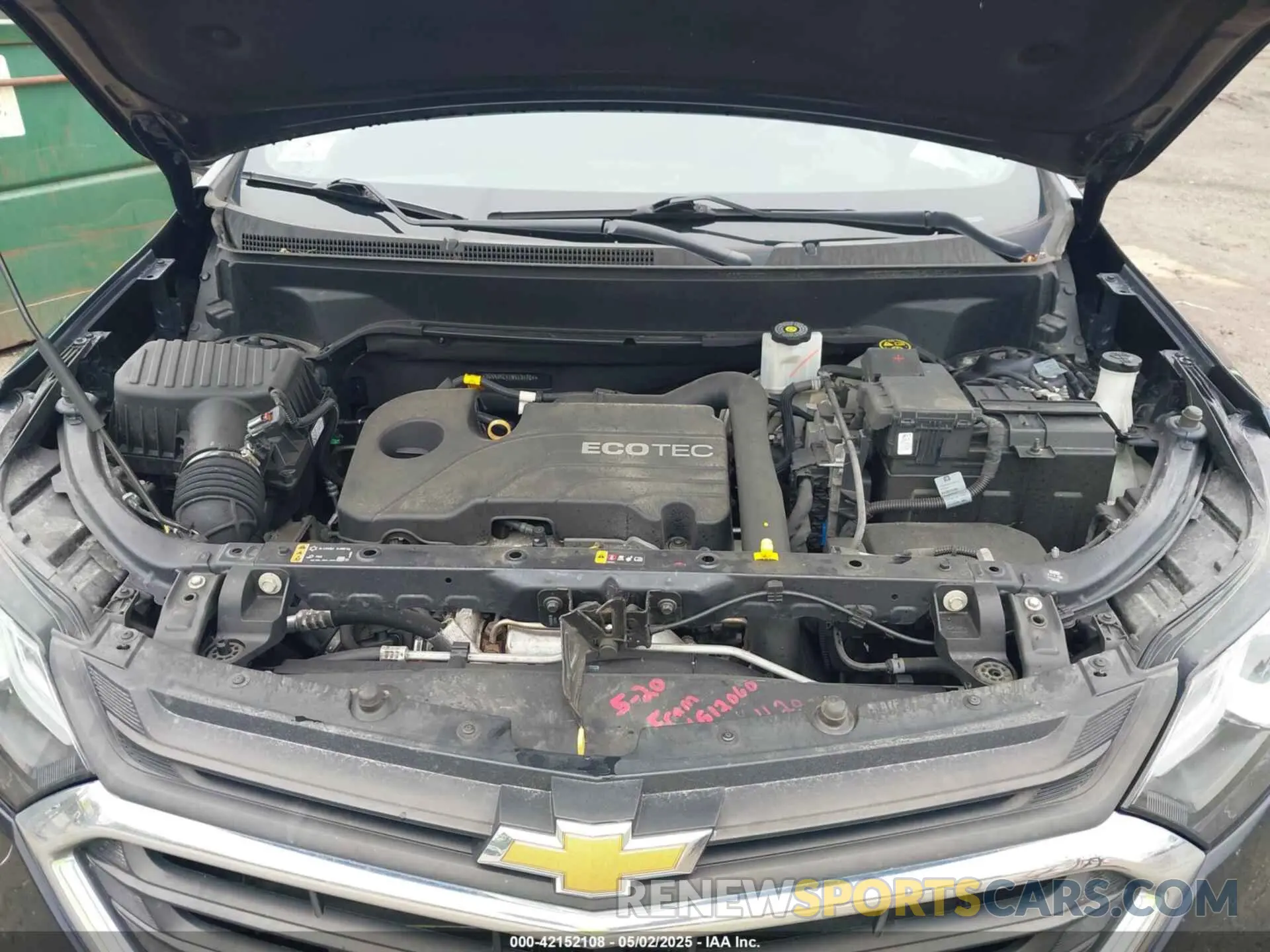10 Photograph of a damaged car 3GNAXKEV1MS131704 CHEVROLET EQUINOX 2021