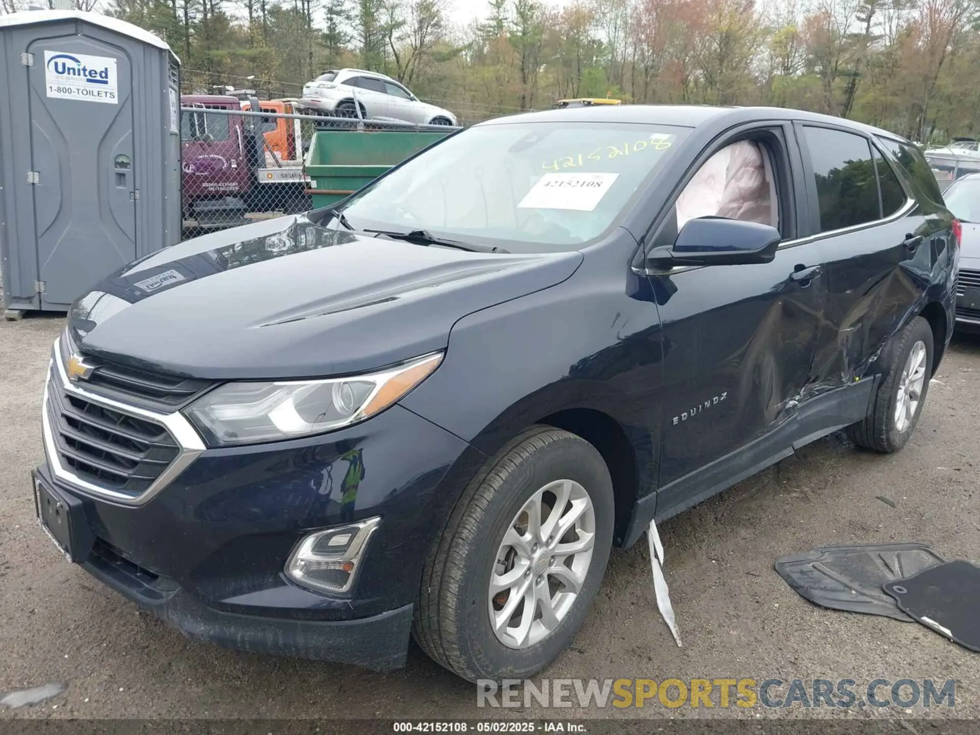 2 Photograph of a damaged car 3GNAXKEV1MS131704 CHEVROLET EQUINOX 2021
