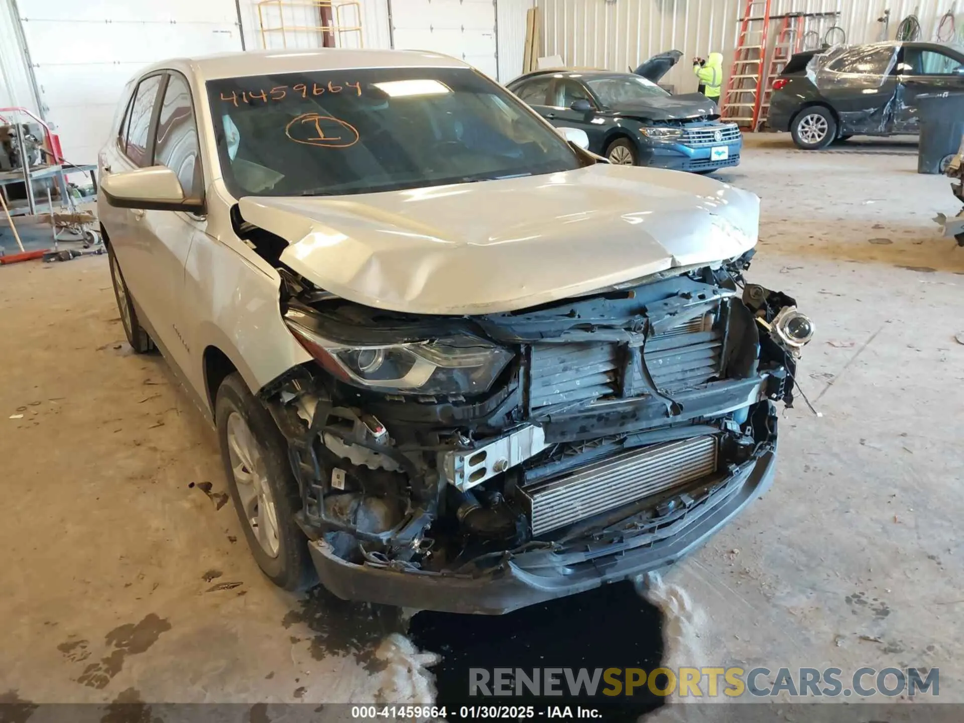 1 Photograph of a damaged car 3GNAXKEV1MS150320 CHEVROLET EQUINOX 2021