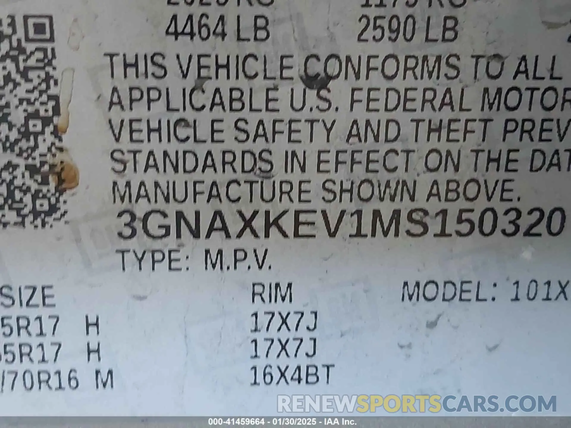 9 Photograph of a damaged car 3GNAXKEV1MS150320 CHEVROLET EQUINOX 2021