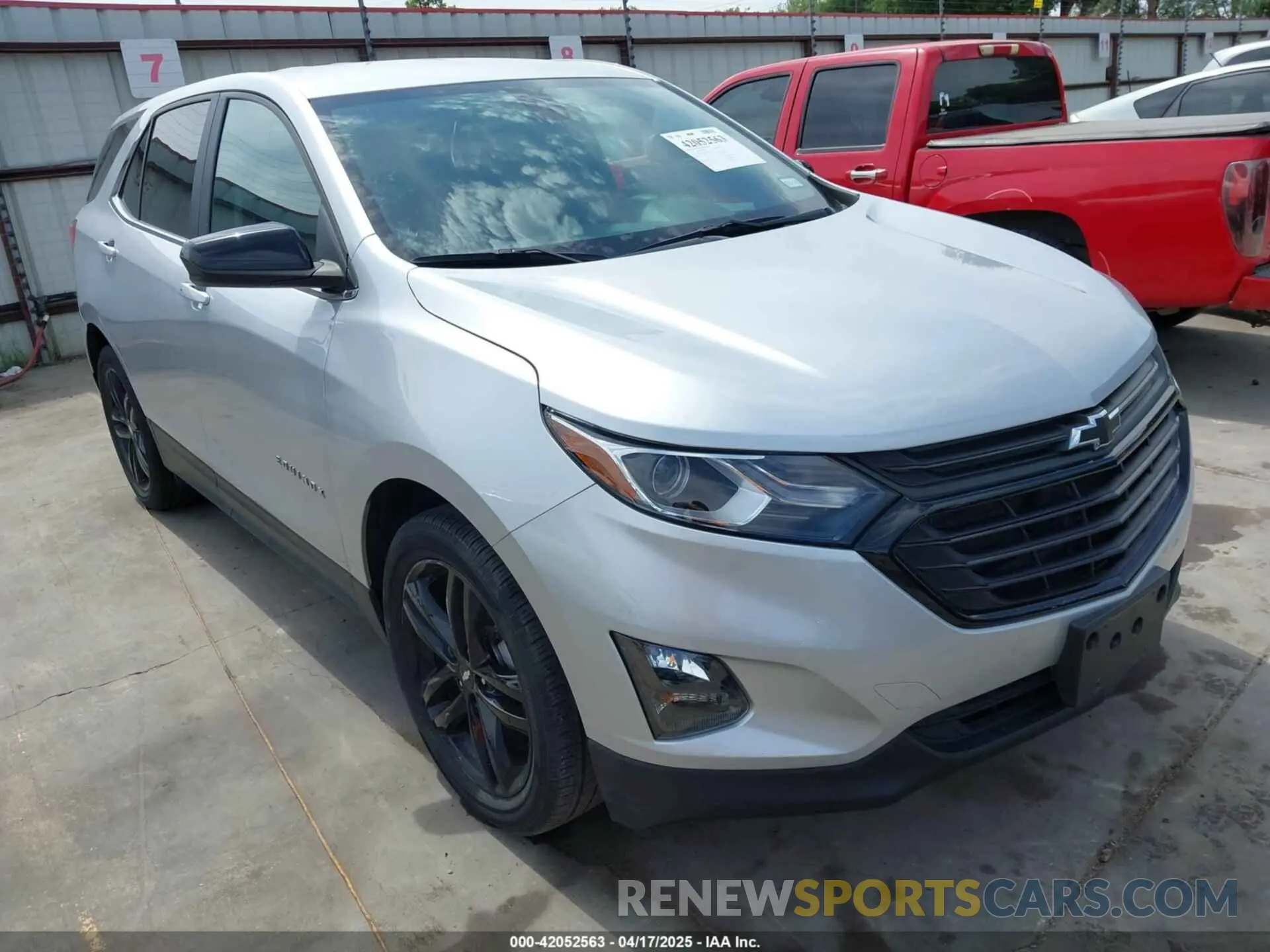 1 Photograph of a damaged car 3GNAXKEV1MS181857 CHEVROLET EQUINOX 2021
