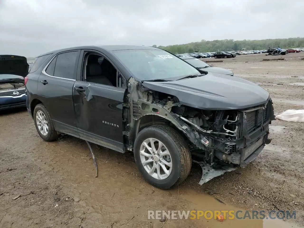 4 Photograph of a damaged car 3GNAXKEV2ML355462 CHEVROLET EQUINOX 2021