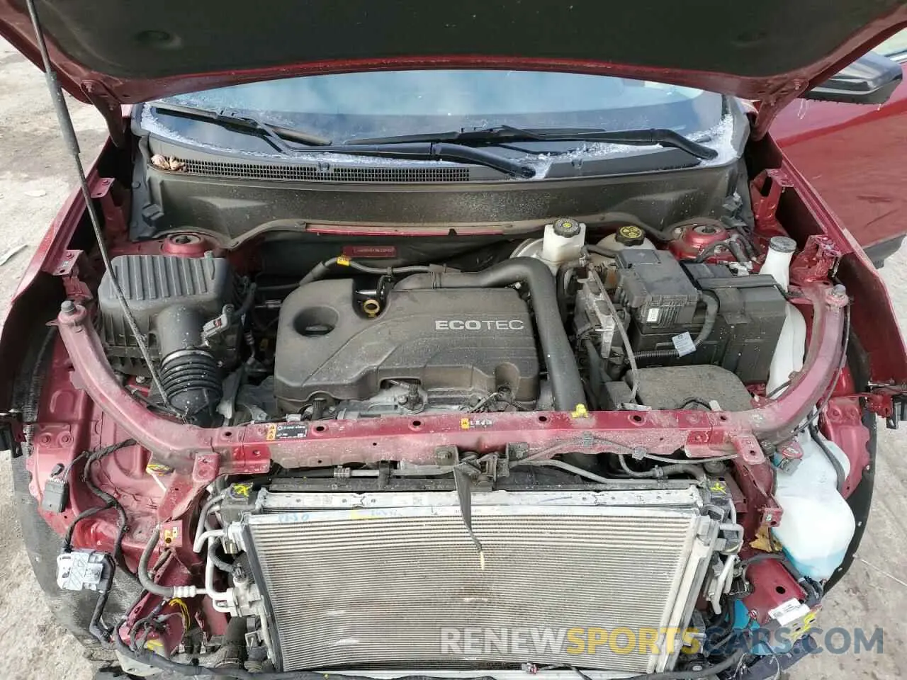 12 Photograph of a damaged car 3GNAXKEV3ML320462 CHEVROLET EQUINOX 2021