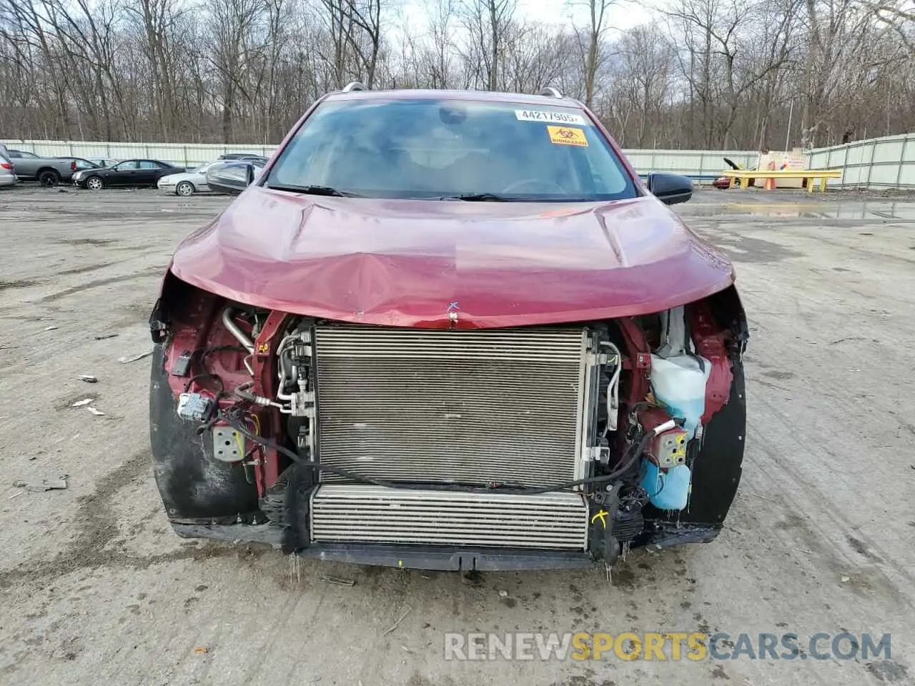 5 Photograph of a damaged car 3GNAXKEV3ML320462 CHEVROLET EQUINOX 2021