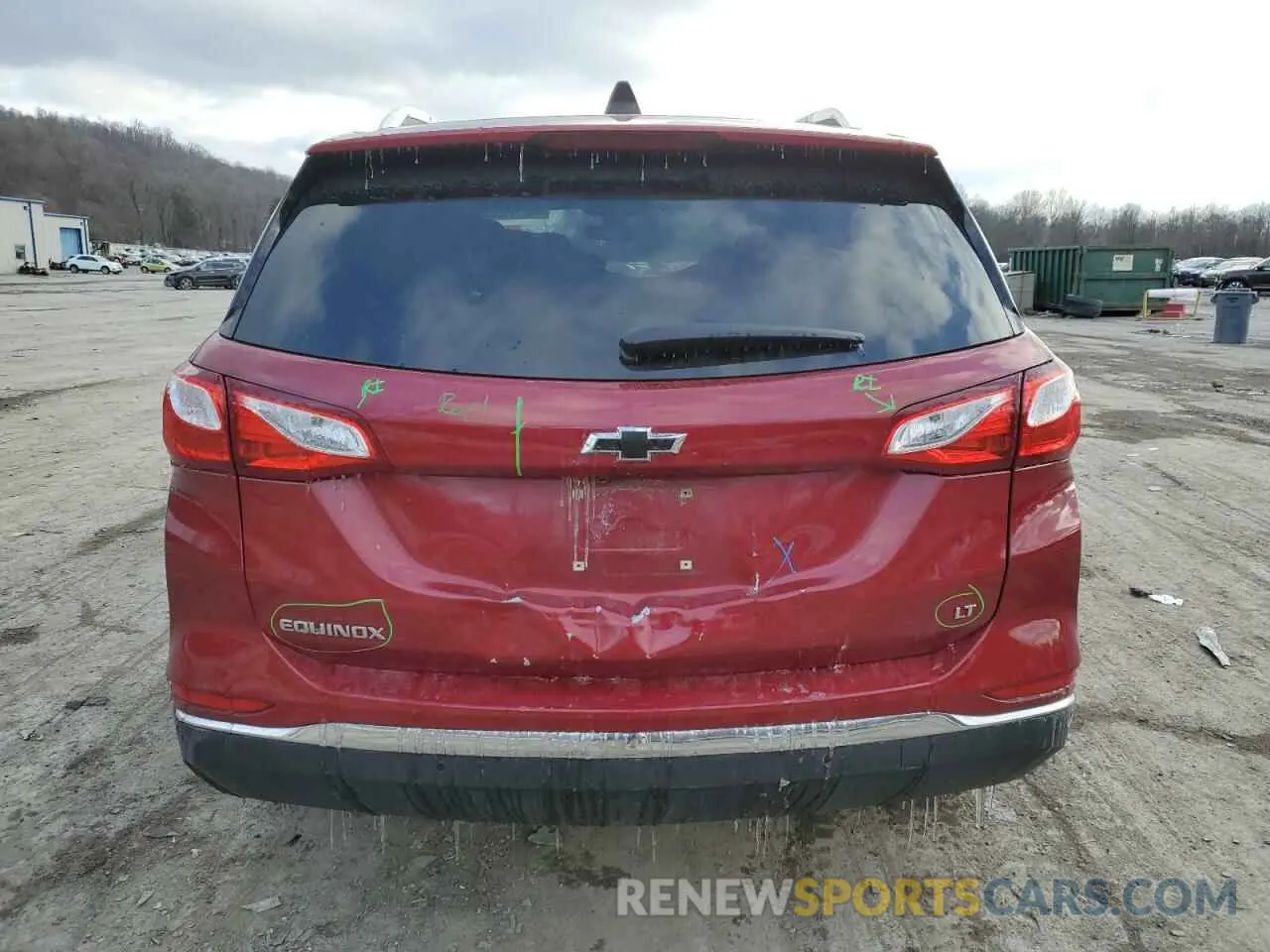 6 Photograph of a damaged car 3GNAXKEV3ML320462 CHEVROLET EQUINOX 2021