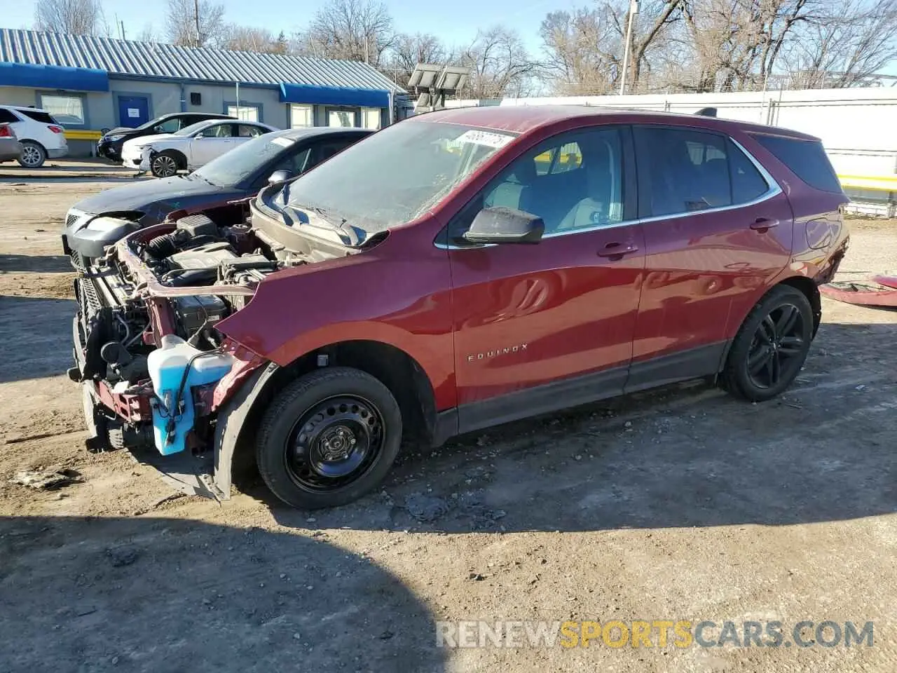 1 Photograph of a damaged car 3GNAXKEV3ML346348 CHEVROLET EQUINOX 2021