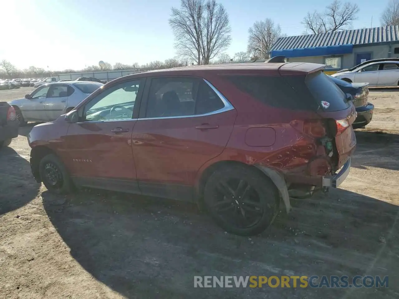 2 Photograph of a damaged car 3GNAXKEV3ML346348 CHEVROLET EQUINOX 2021