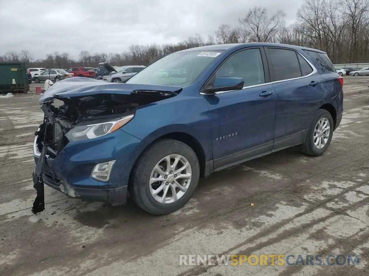 1 Photograph of a damaged car 3GNAXKEV3ML360167 CHEVROLET EQUINOX 2021