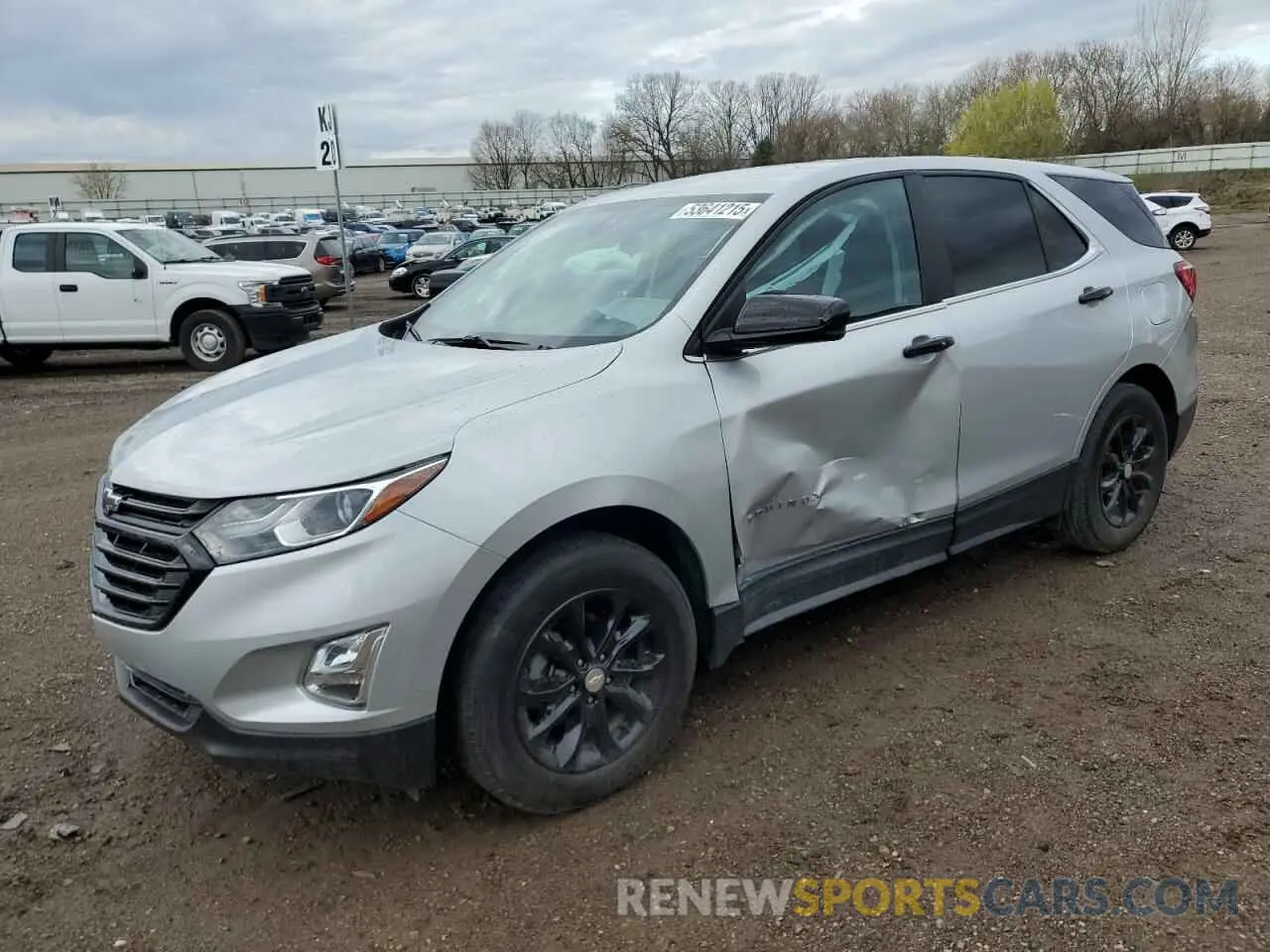 1 Photograph of a damaged car 3GNAXKEV3ML395615 CHEVROLET EQUINOX 2021