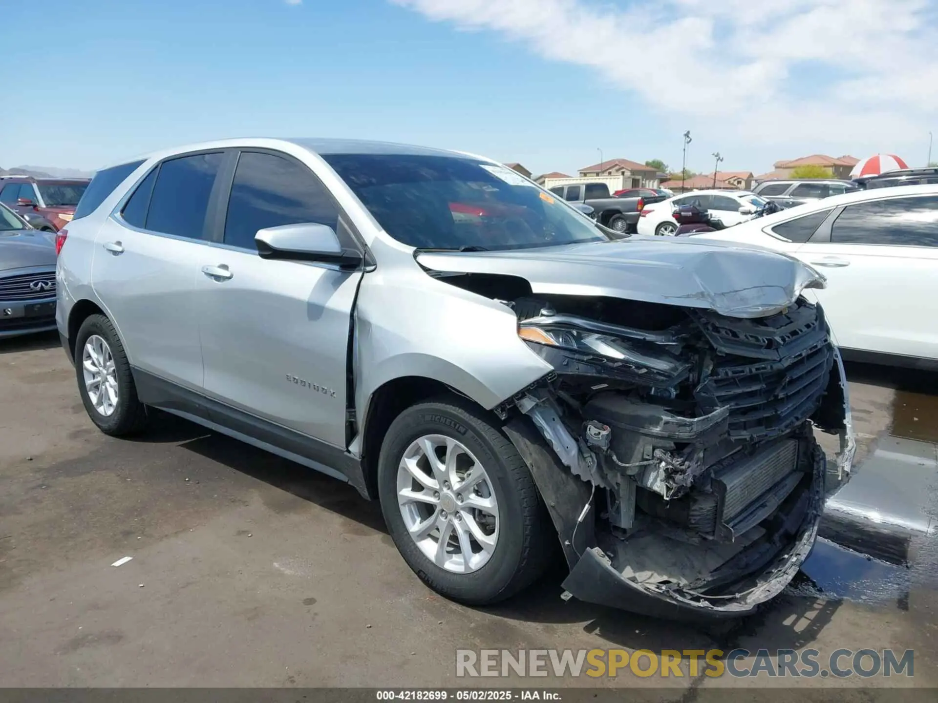 1 Photograph of a damaged car 3GNAXKEV3MS127136 CHEVROLET EQUINOX 2021