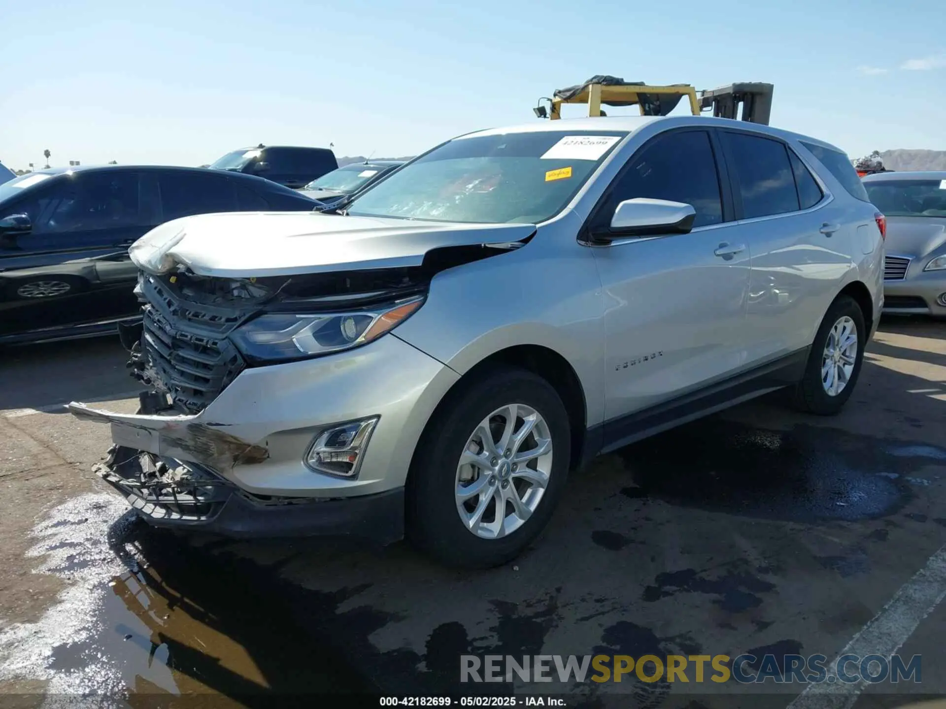2 Photograph of a damaged car 3GNAXKEV3MS127136 CHEVROLET EQUINOX 2021