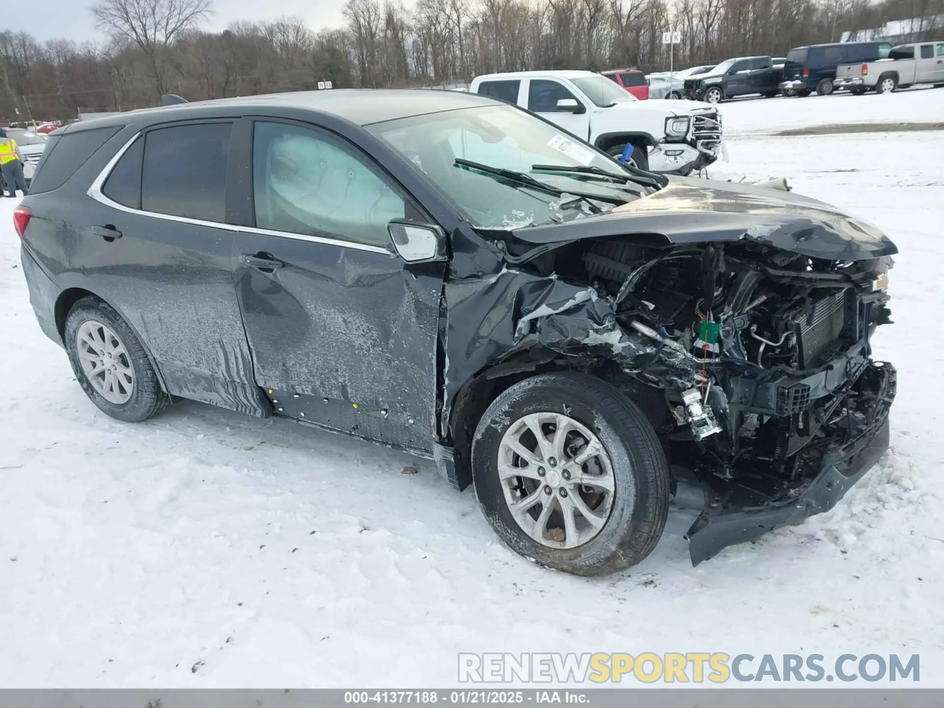 1 Photograph of a damaged car 3GNAXKEV4ML305484 CHEVROLET EQUINOX 2021