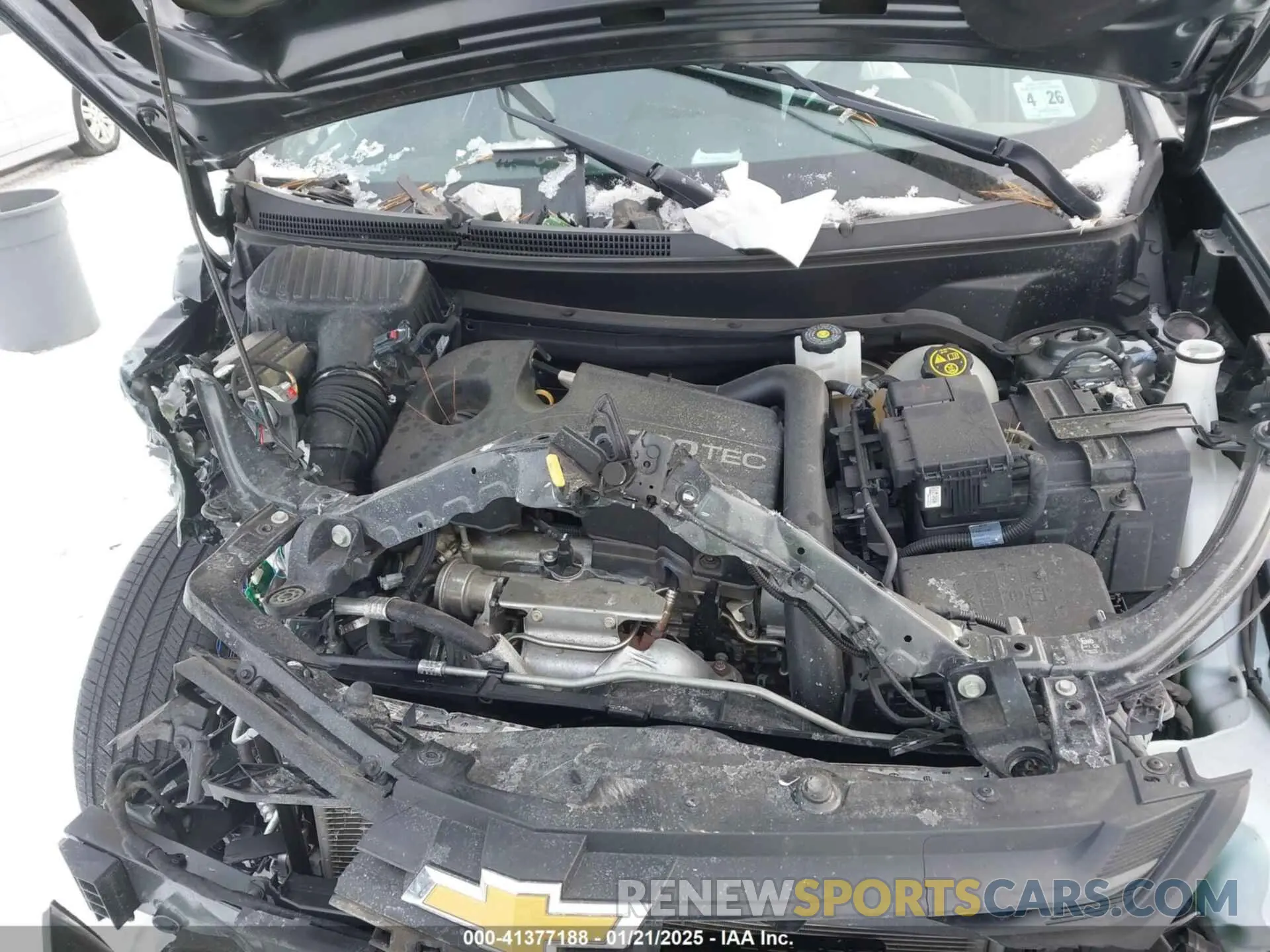 10 Photograph of a damaged car 3GNAXKEV4ML305484 CHEVROLET EQUINOX 2021
