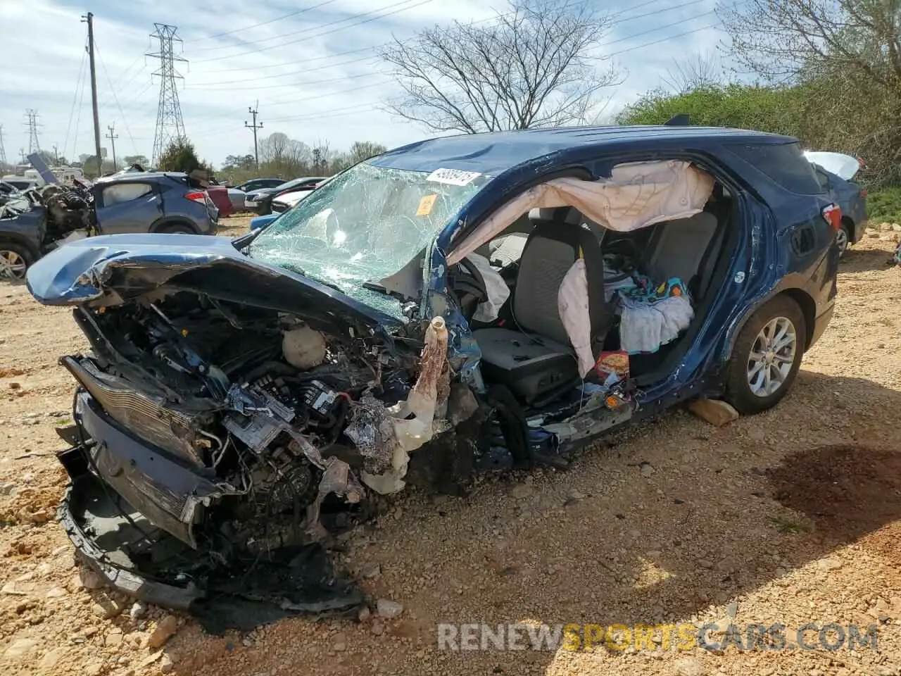 1 Photograph of a damaged car 3GNAXKEV4ML352286 CHEVROLET EQUINOX 2021