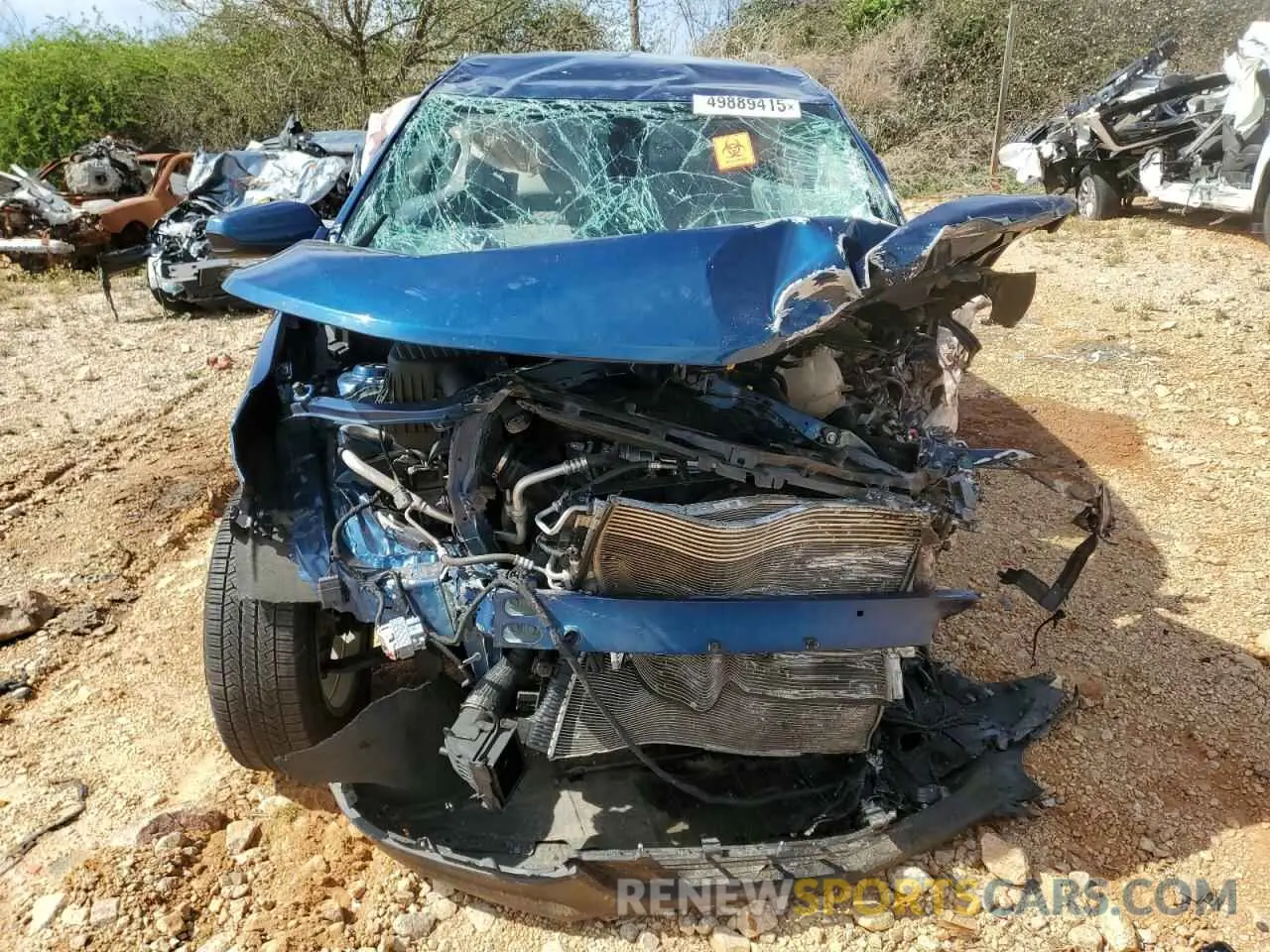 5 Photograph of a damaged car 3GNAXKEV4ML352286 CHEVROLET EQUINOX 2021