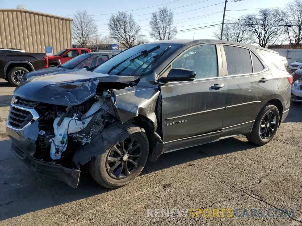 1 Photograph of a damaged car 3GNAXKEV4ML380217 CHEVROLET EQUINOX 2021