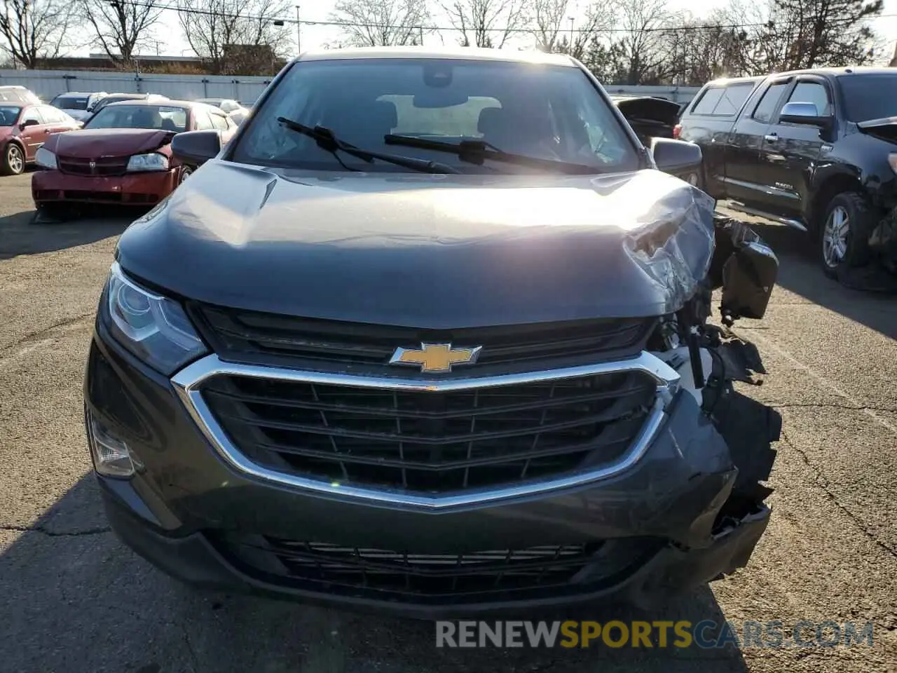 5 Photograph of a damaged car 3GNAXKEV4ML380217 CHEVROLET EQUINOX 2021