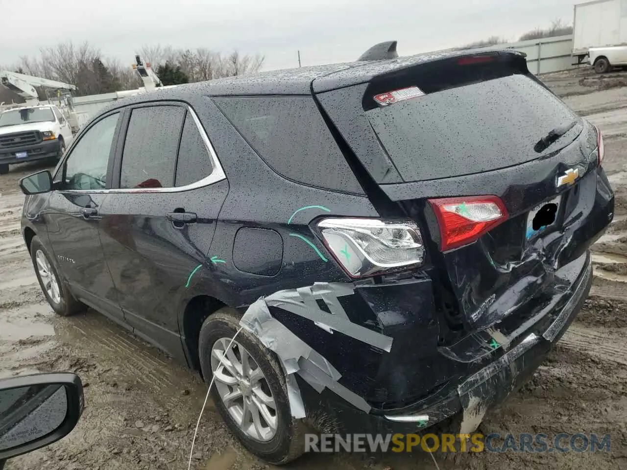 2 Photograph of a damaged car 3GNAXKEV4MS111043 CHEVROLET EQUINOX 2021