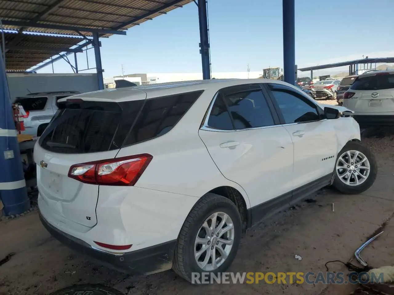 3 Photograph of a damaged car 3GNAXKEV4MS157326 CHEVROLET EQUINOX 2021