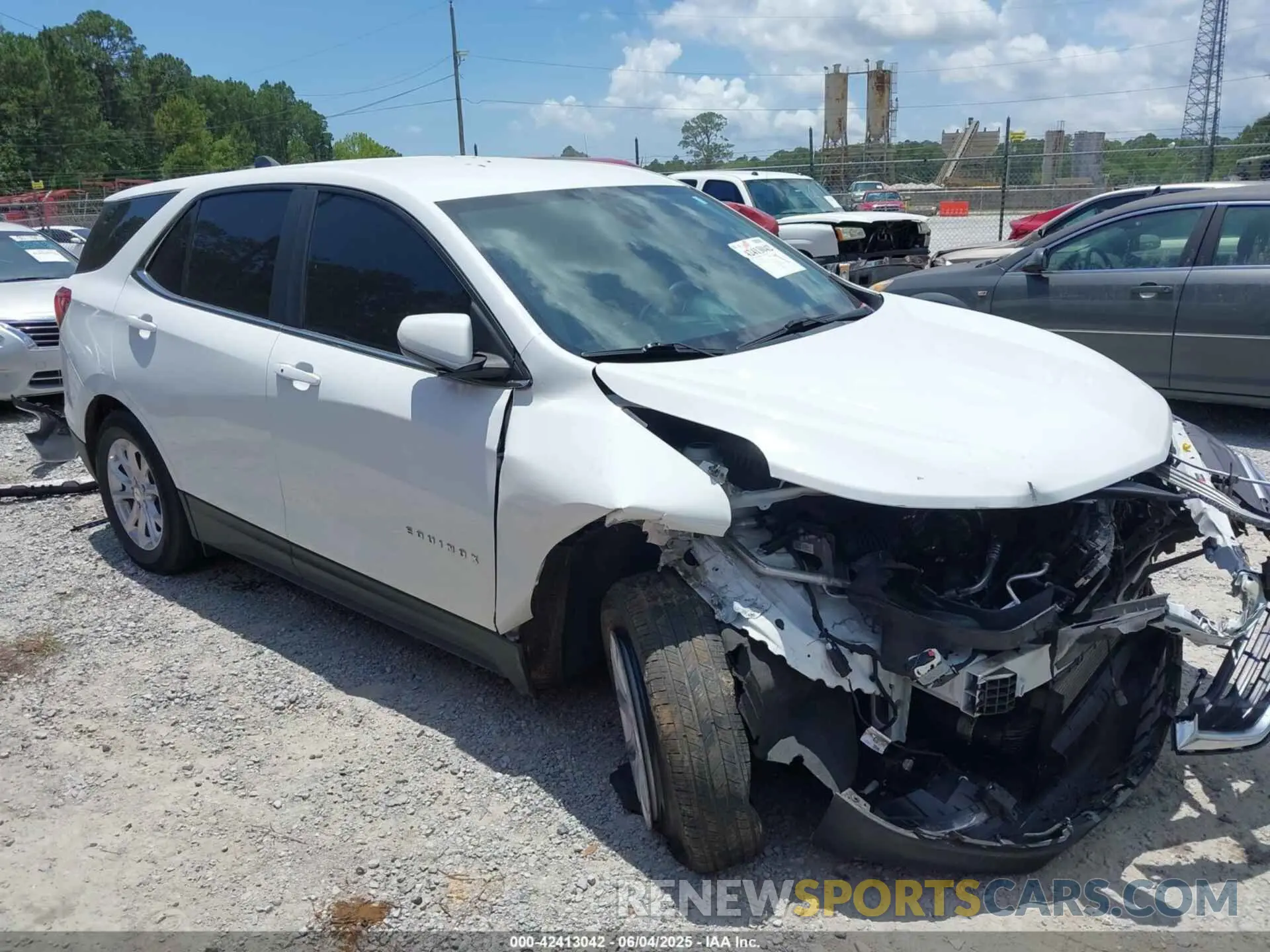 1 Photograph of a damaged car 3GNAXKEV4MS165331 CHEVROLET EQUINOX 2021