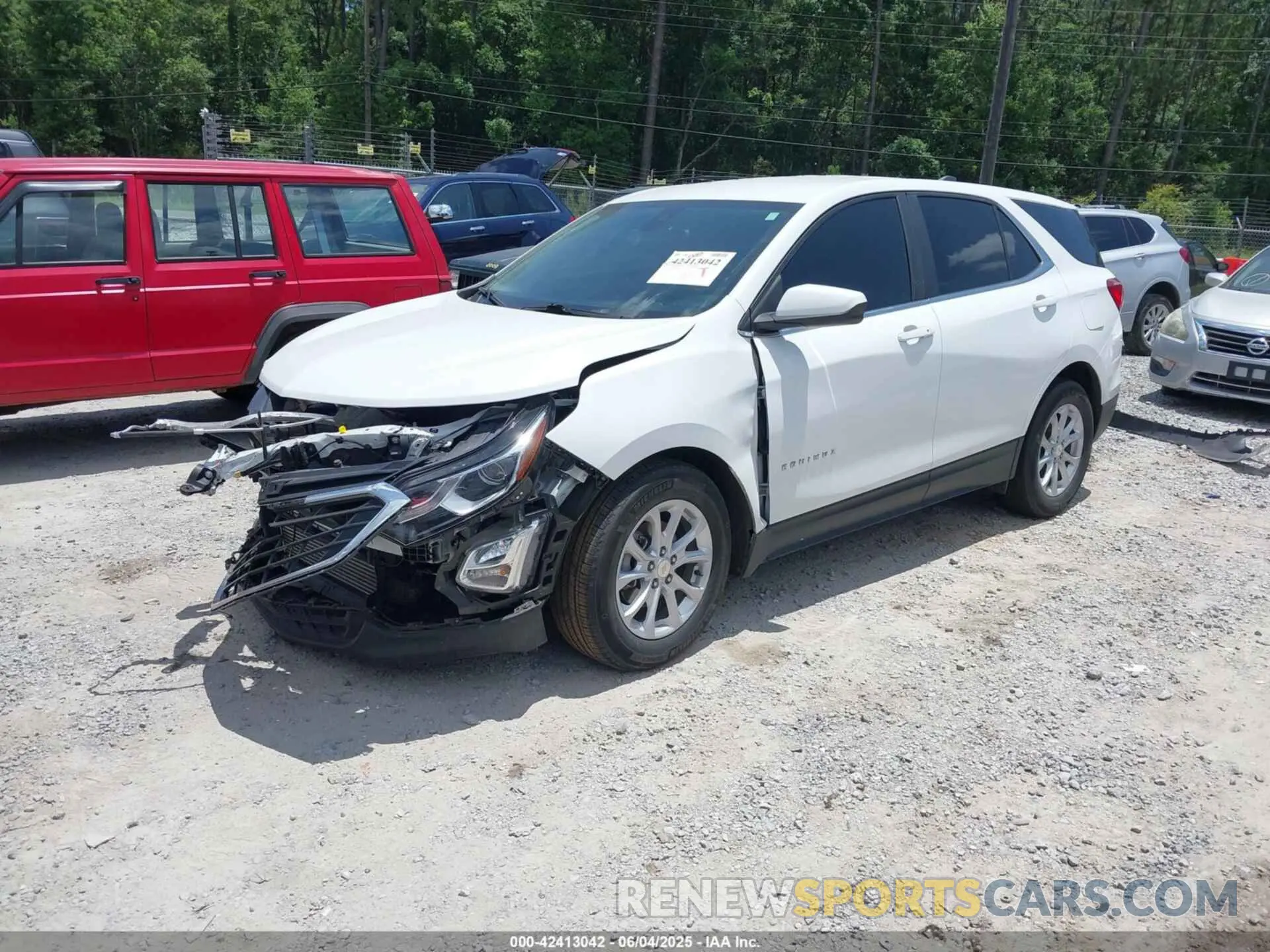 2 Photograph of a damaged car 3GNAXKEV4MS165331 CHEVROLET EQUINOX 2021