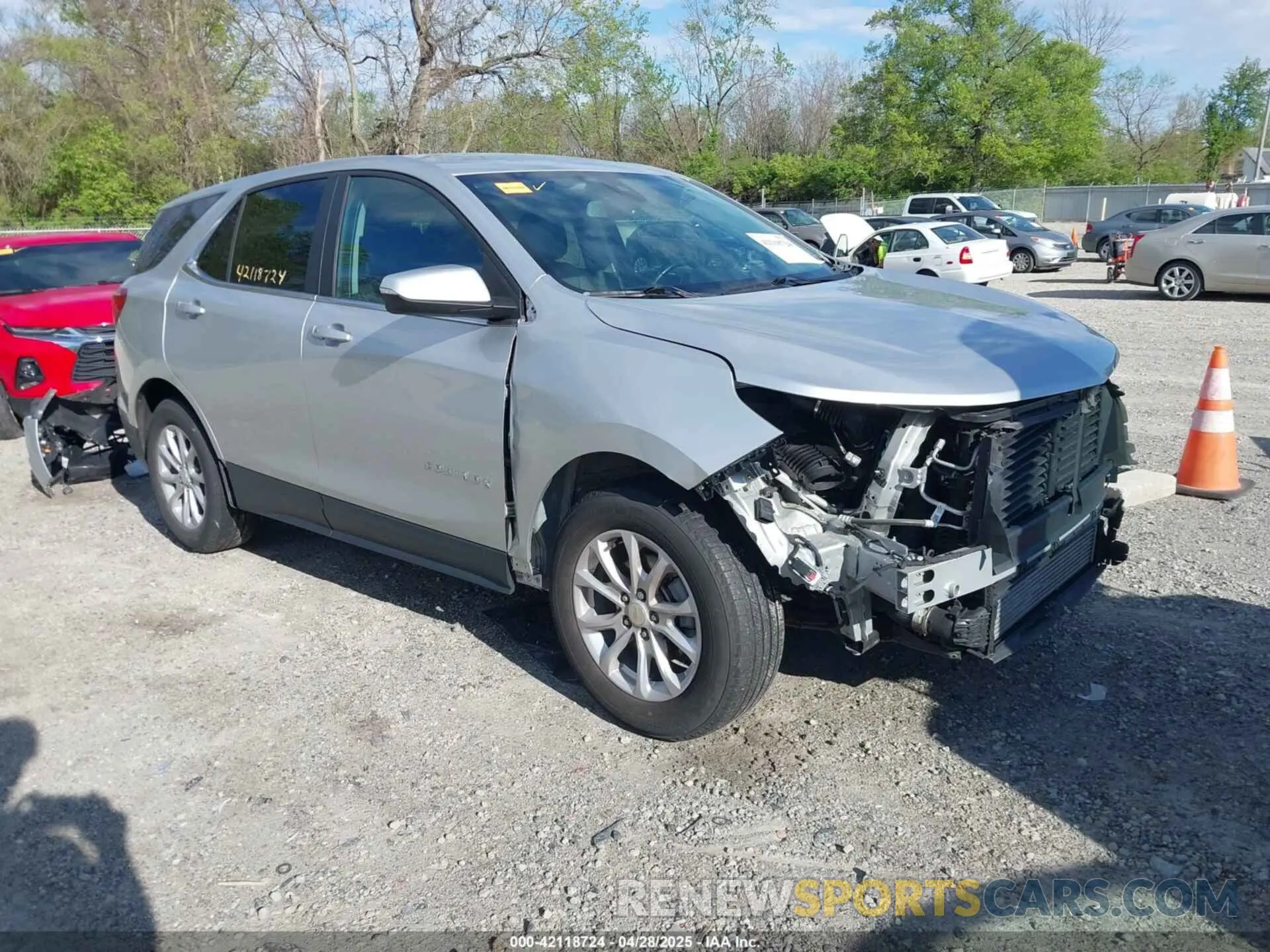 1 Photograph of a damaged car 3GNAXKEV5MS100116 CHEVROLET EQUINOX 2021