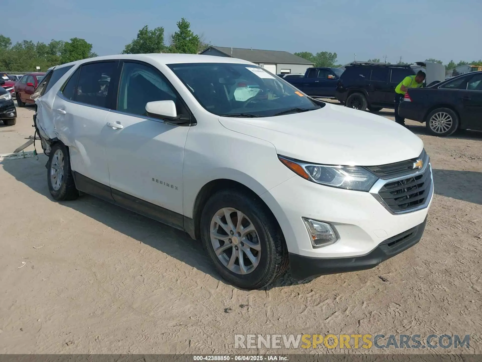 1 Photograph of a damaged car 3GNAXKEV5MS103310 CHEVROLET EQUINOX 2021