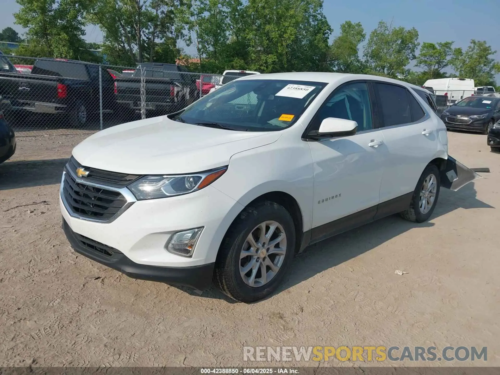 2 Photograph of a damaged car 3GNAXKEV5MS103310 CHEVROLET EQUINOX 2021