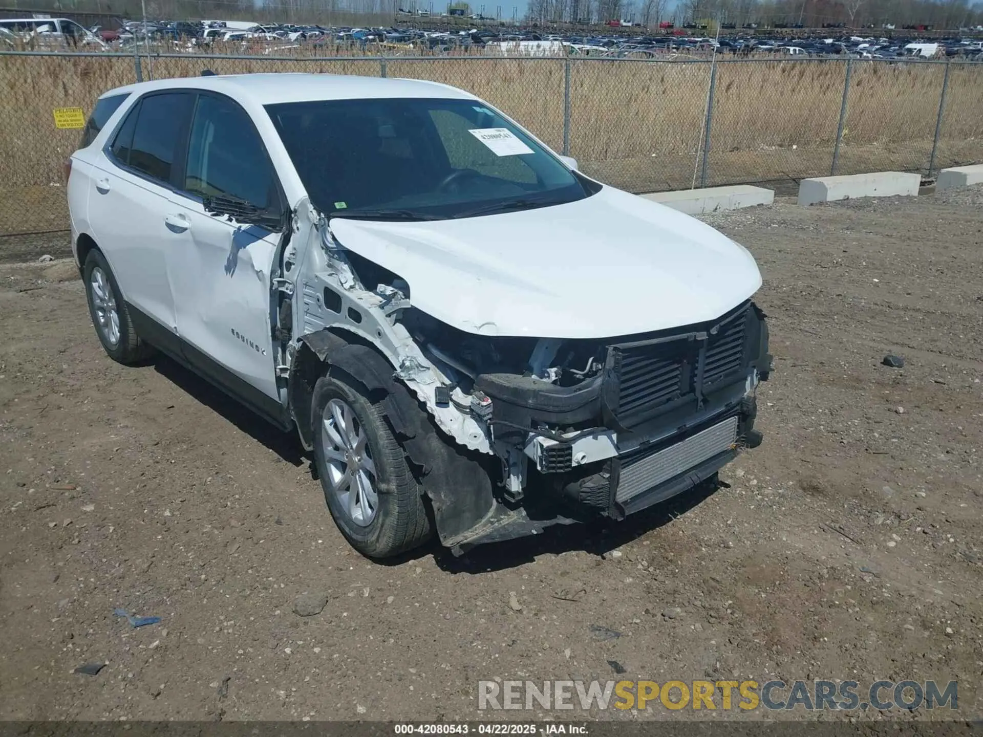 1 Photograph of a damaged car 3GNAXKEV5MS138218 CHEVROLET EQUINOX 2021