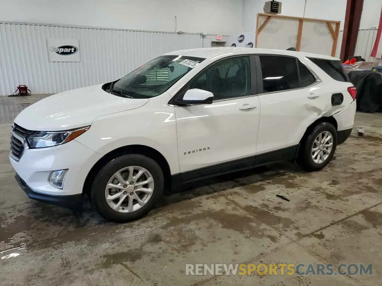 1 Photograph of a damaged car 3GNAXKEV6MS160387 CHEVROLET EQUINOX 2021