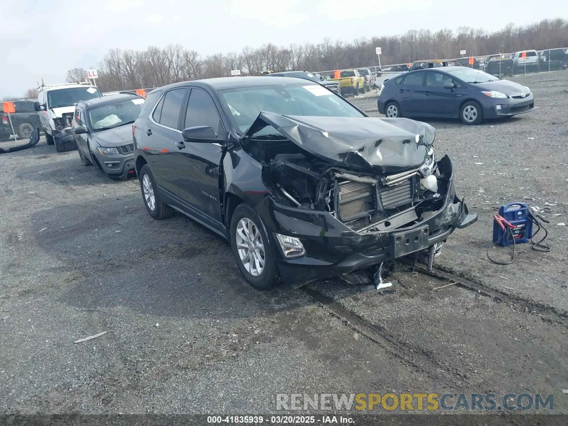 1 Photograph of a damaged car 3GNAXKEV7ML344411 CHEVROLET EQUINOX 2021
