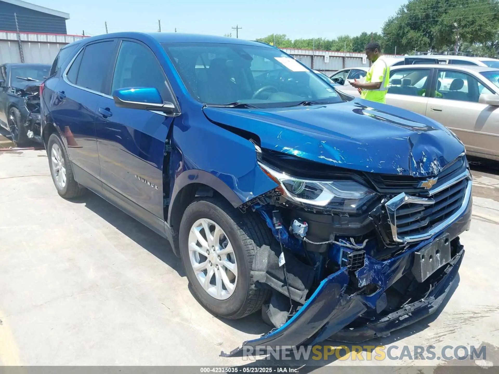 1 Photograph of a damaged car 3GNAXKEV7ML365811 CHEVROLET EQUINOX 2021