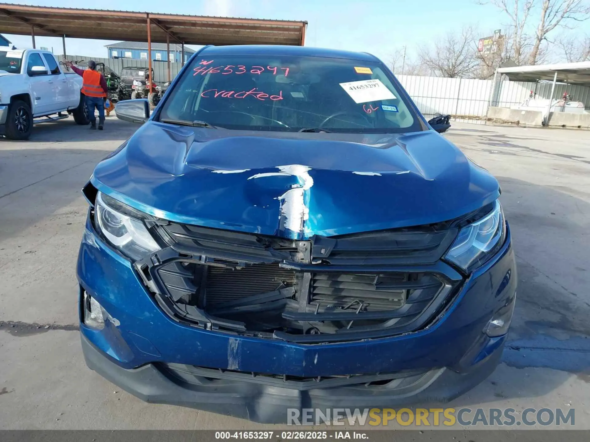 12 Photograph of a damaged car 3GNAXKEV7ML366165 CHEVROLET EQUINOX 2021