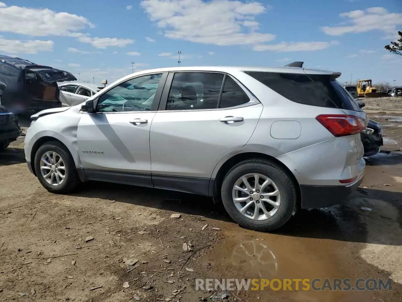 2 Photograph of a damaged car 3GNAXKEV7ML395567 CHEVROLET EQUINOX 2021