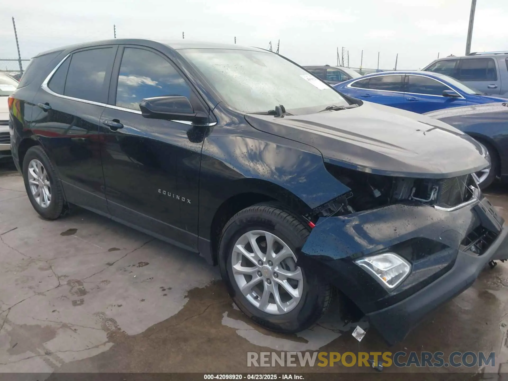 1 Photograph of a damaged car 3GNAXKEV7ML398596 CHEVROLET EQUINOX 2021