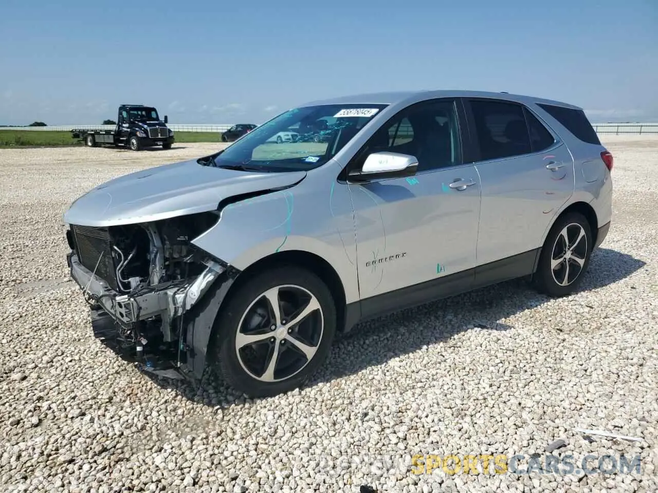 1 Photograph of a damaged car 3GNAXKEV7MS144747 CHEVROLET EQUINOX 2021
