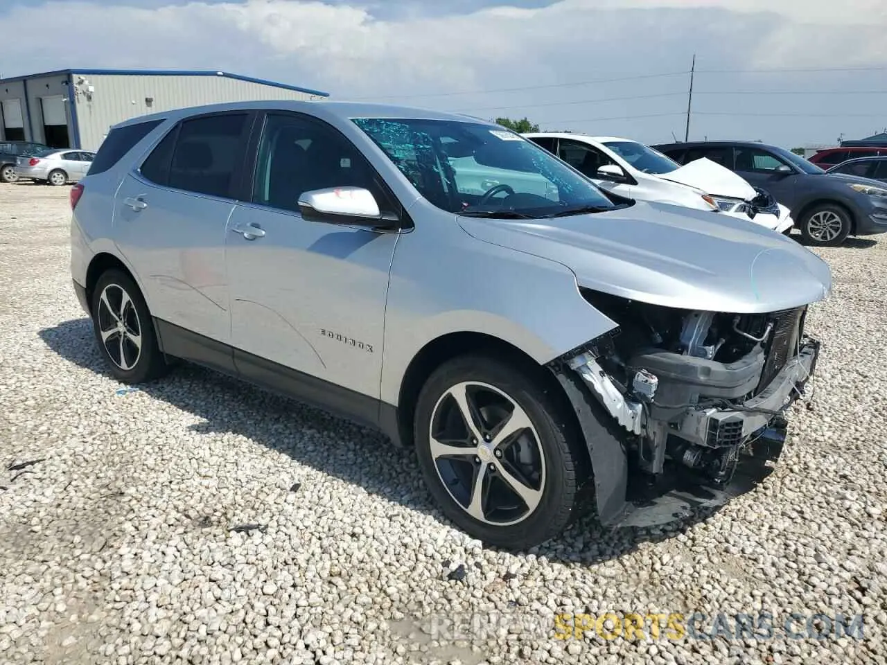 4 Photograph of a damaged car 3GNAXKEV7MS144747 CHEVROLET EQUINOX 2021
