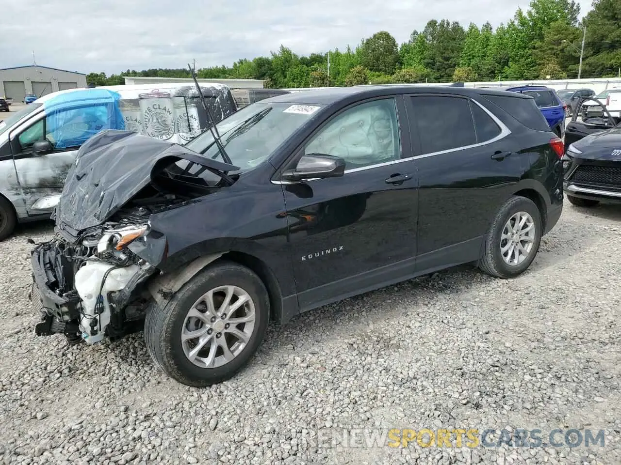 1 Photograph of a damaged car 3GNAXKEV8ML312518 CHEVROLET EQUINOX 2021