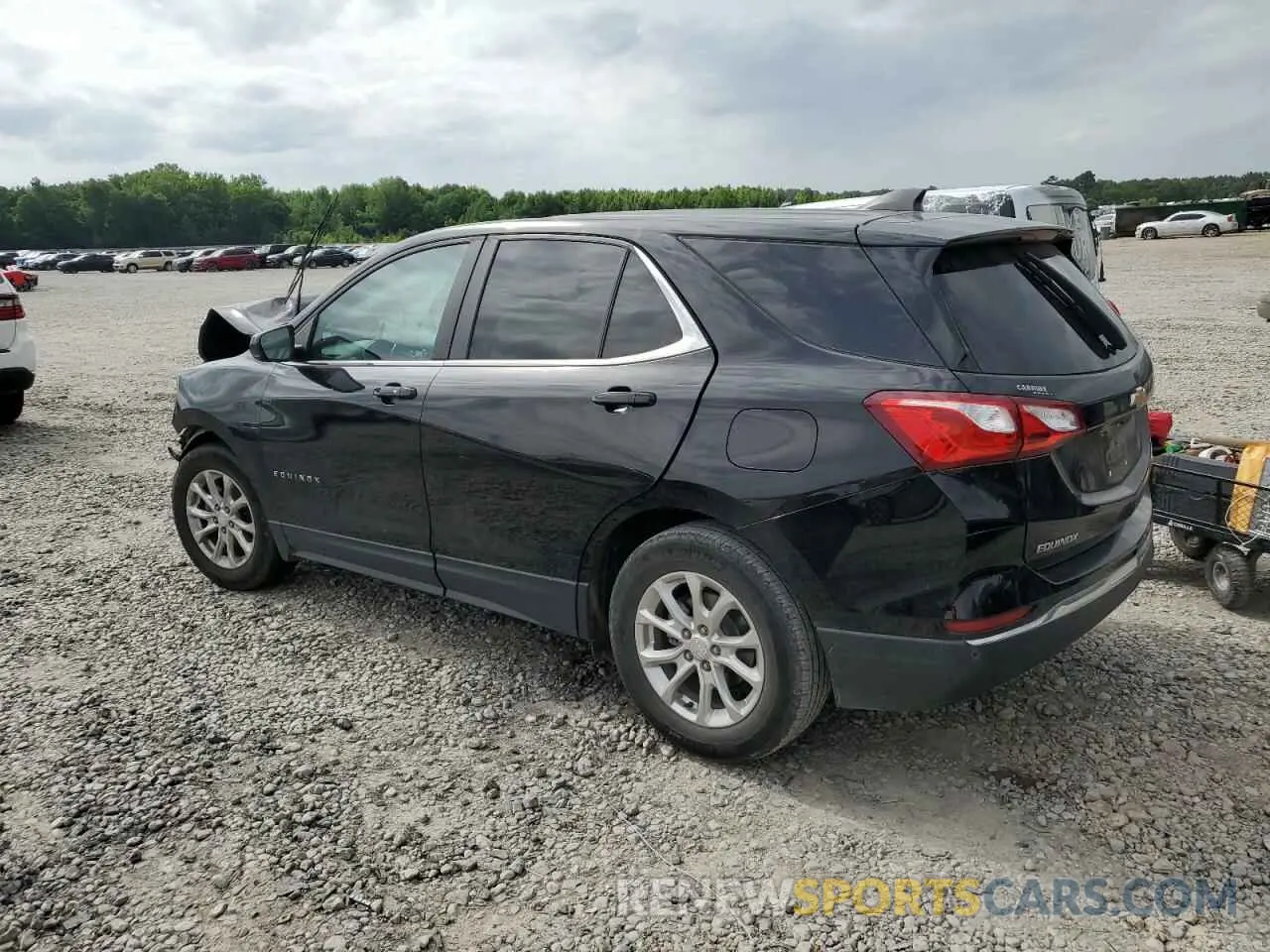 2 Photograph of a damaged car 3GNAXKEV8ML312518 CHEVROLET EQUINOX 2021