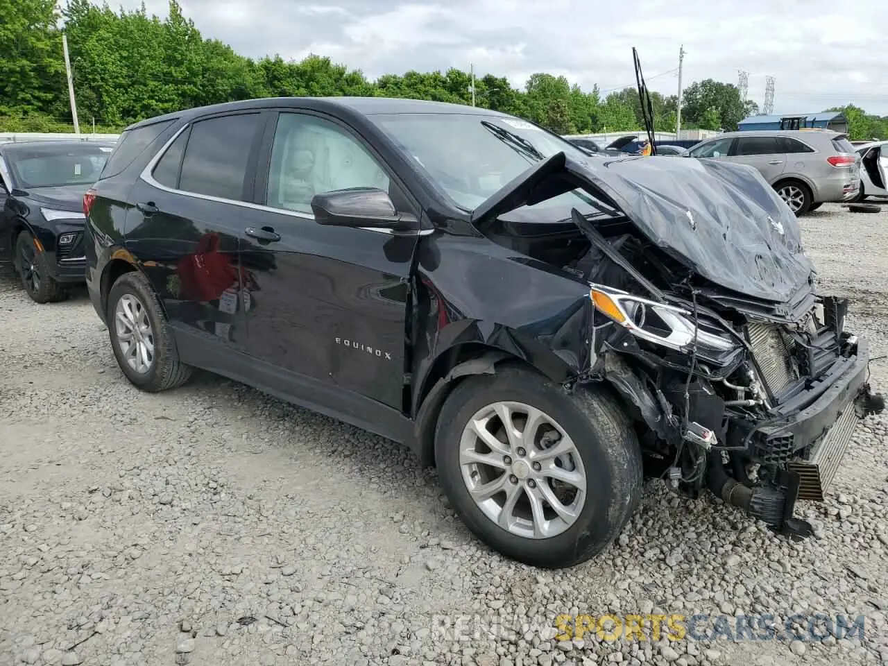4 Photograph of a damaged car 3GNAXKEV8ML312518 CHEVROLET EQUINOX 2021