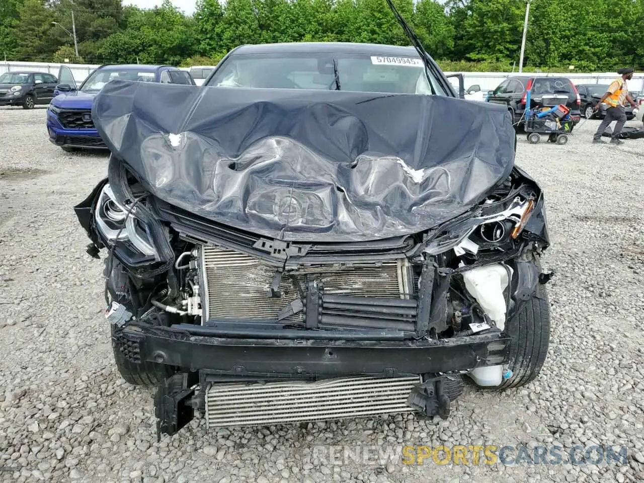 5 Photograph of a damaged car 3GNAXKEV8ML312518 CHEVROLET EQUINOX 2021