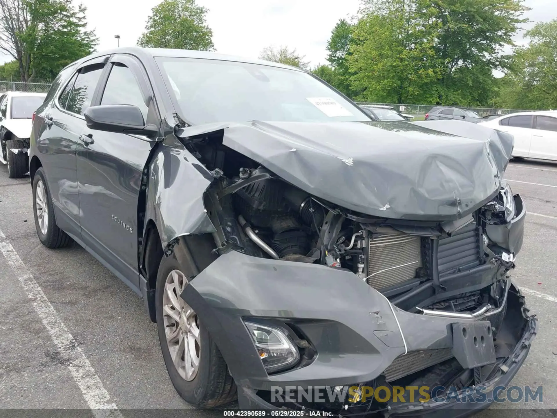 1 Photograph of a damaged car 3GNAXKEV8ML366983 CHEVROLET EQUINOX 2021